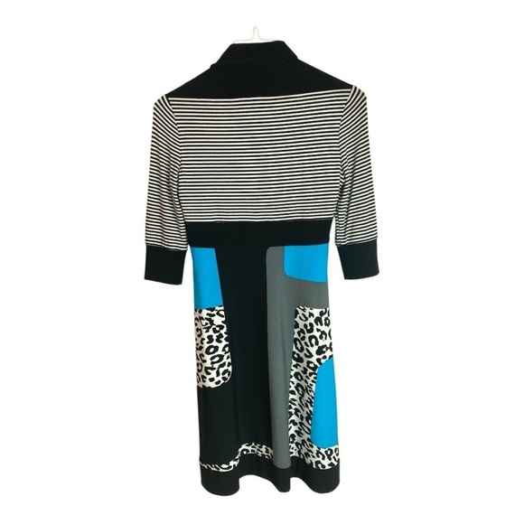Joseph Ribkoff Mod Color Block Dress - Picture 3 of 10